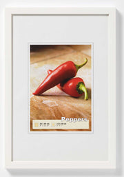 Houten fotokader - Peppers - poolwit